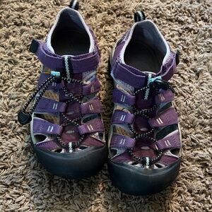 Keen Purple and Black Hiking Sandals